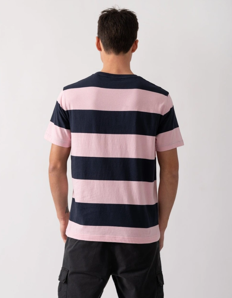 Mens Bar Stripe Short Sleeve T-Shirt