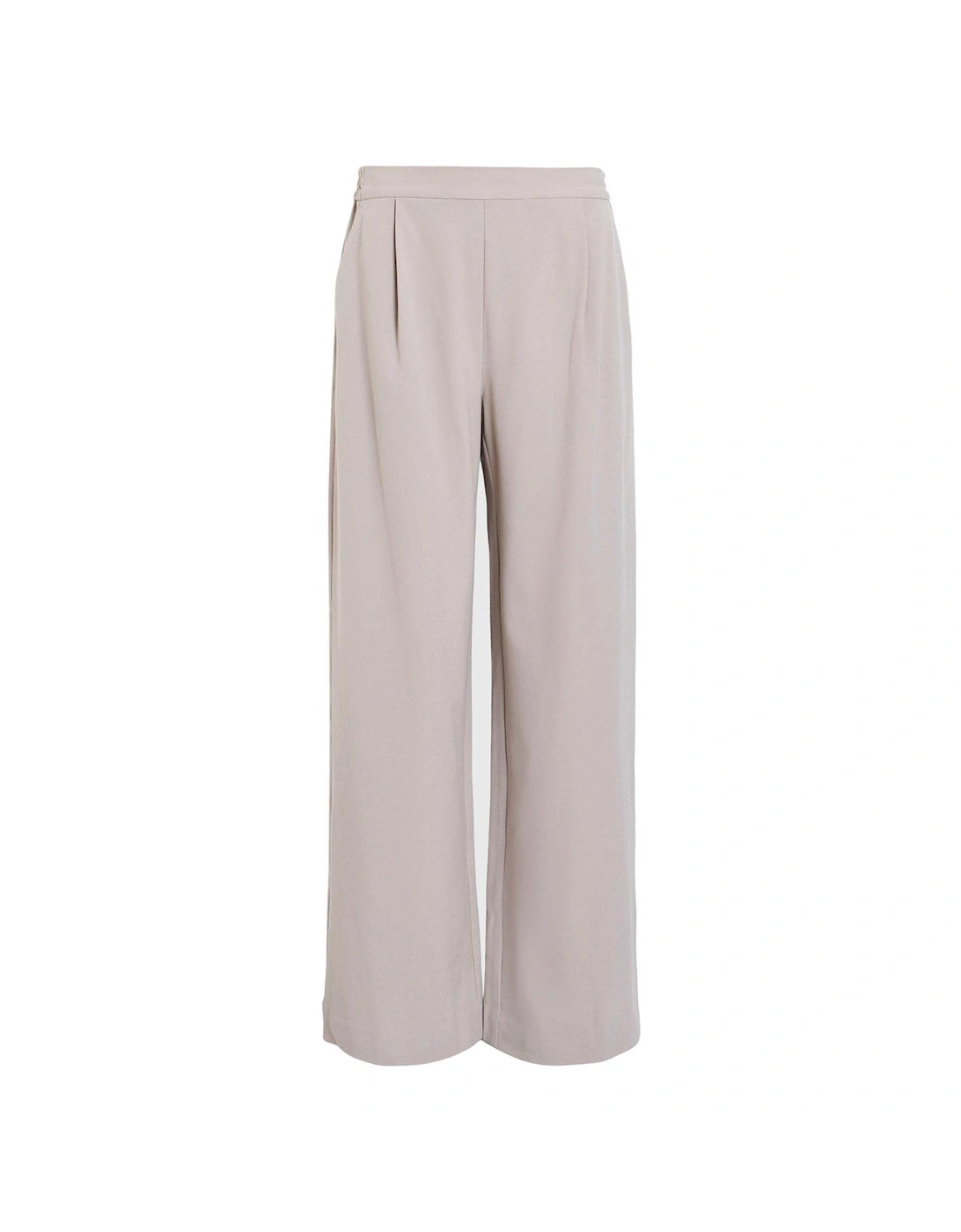 Aleida Lightweight Wide Leg Trousers - Brown