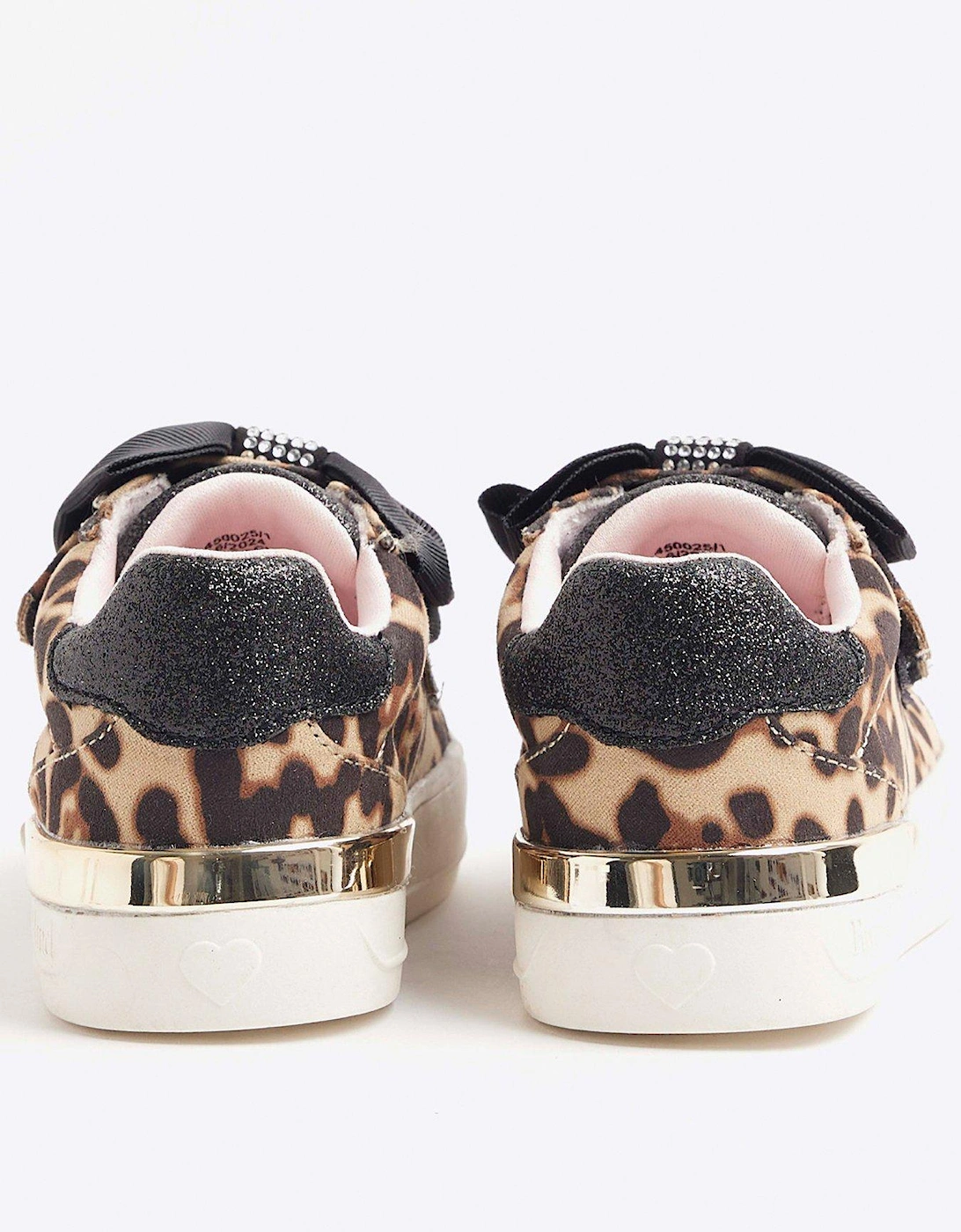 Pu Bow Trainers - Brown