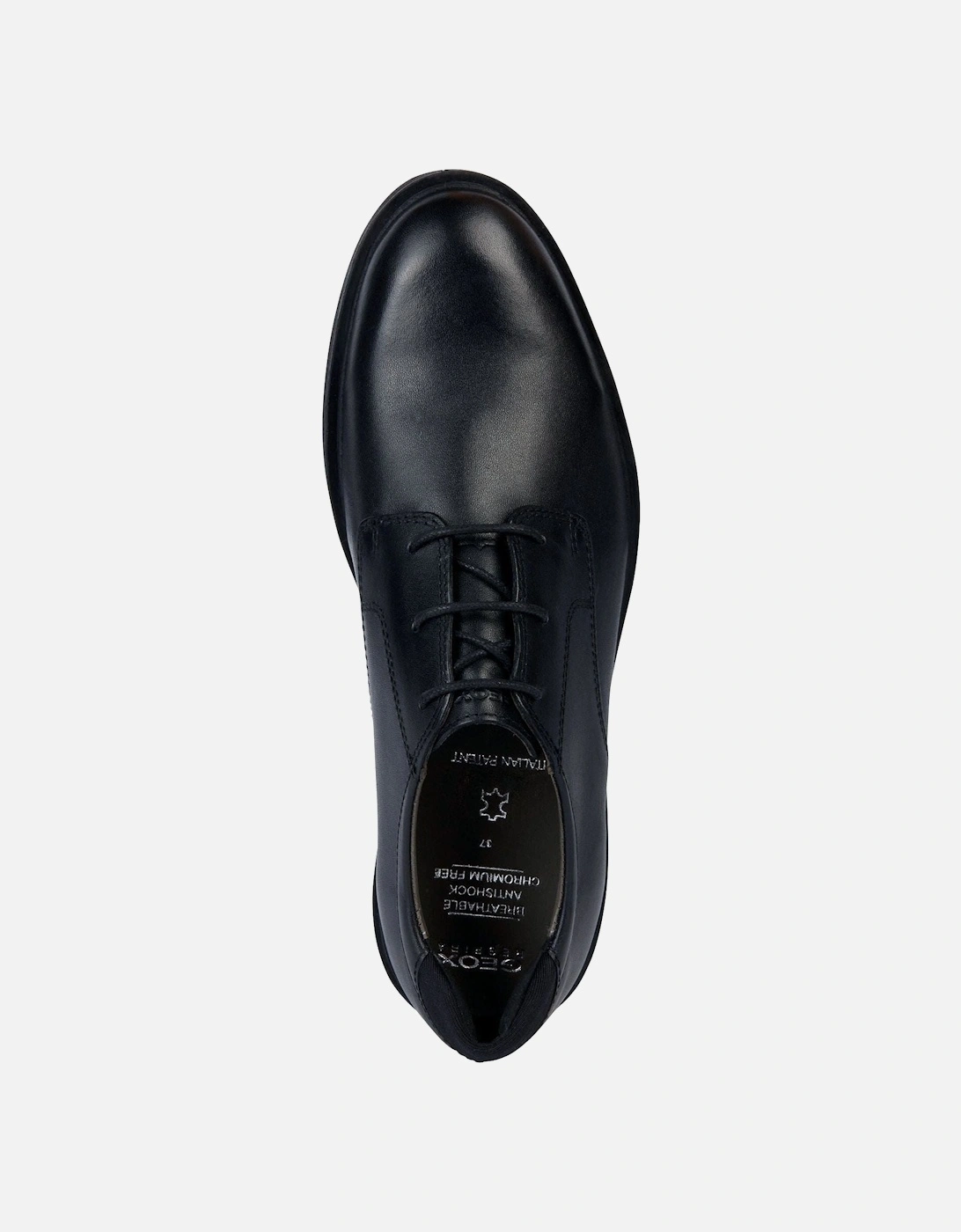 Zheeno J36LAA black school shoes