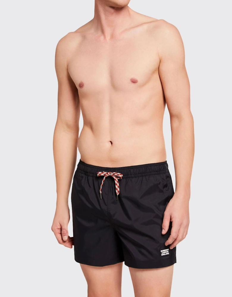 Logo Swim Shorts Black