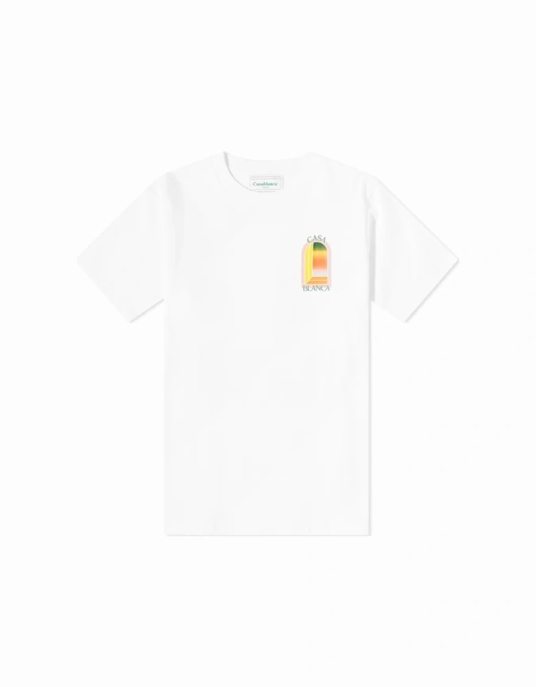 Arch Gradient T Shirt White