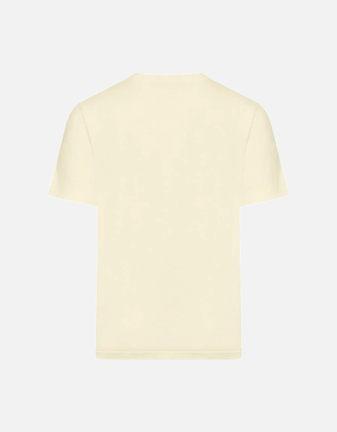 The Gros Grain Logo T Shirt Beige