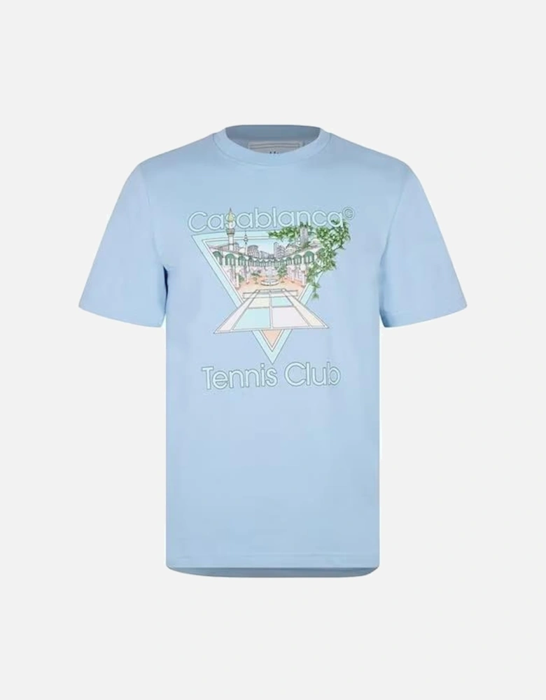 New Tennis T Shirt Pastel Blue