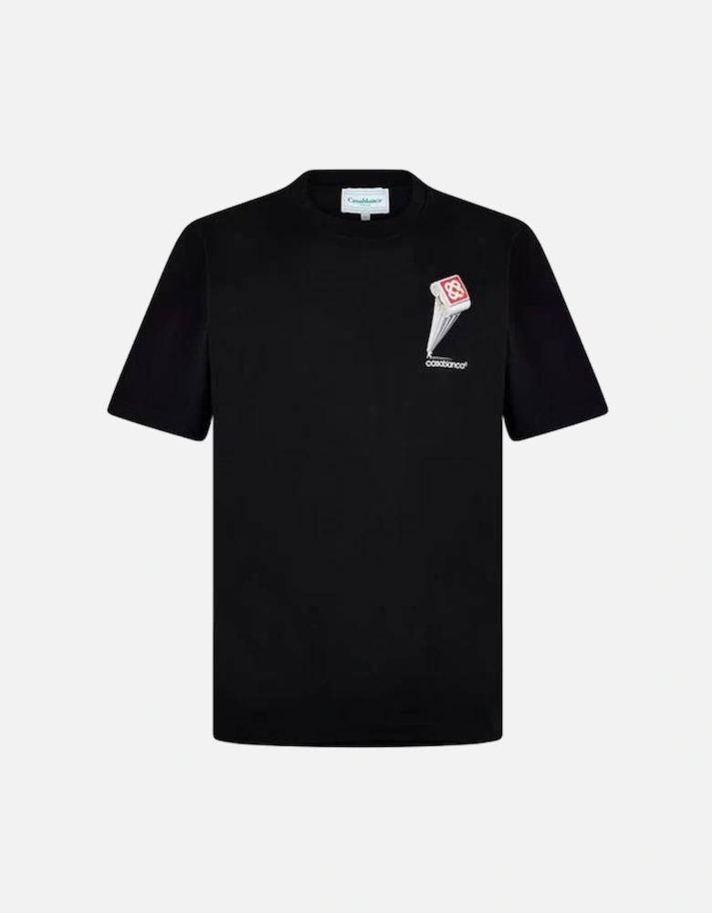 Casa Column T Shirt Black