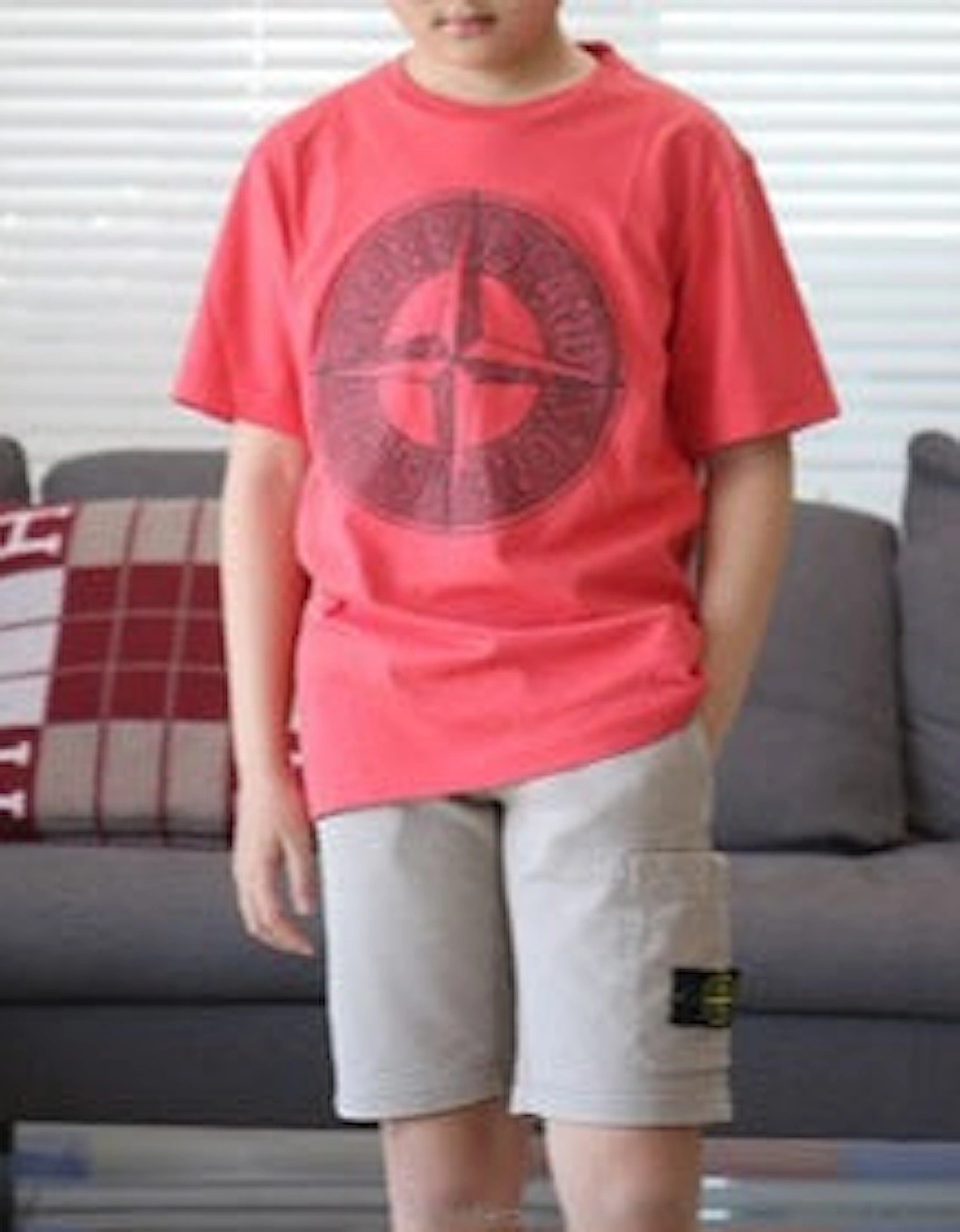 Kids Compass T Shirt Red, 2 of 1