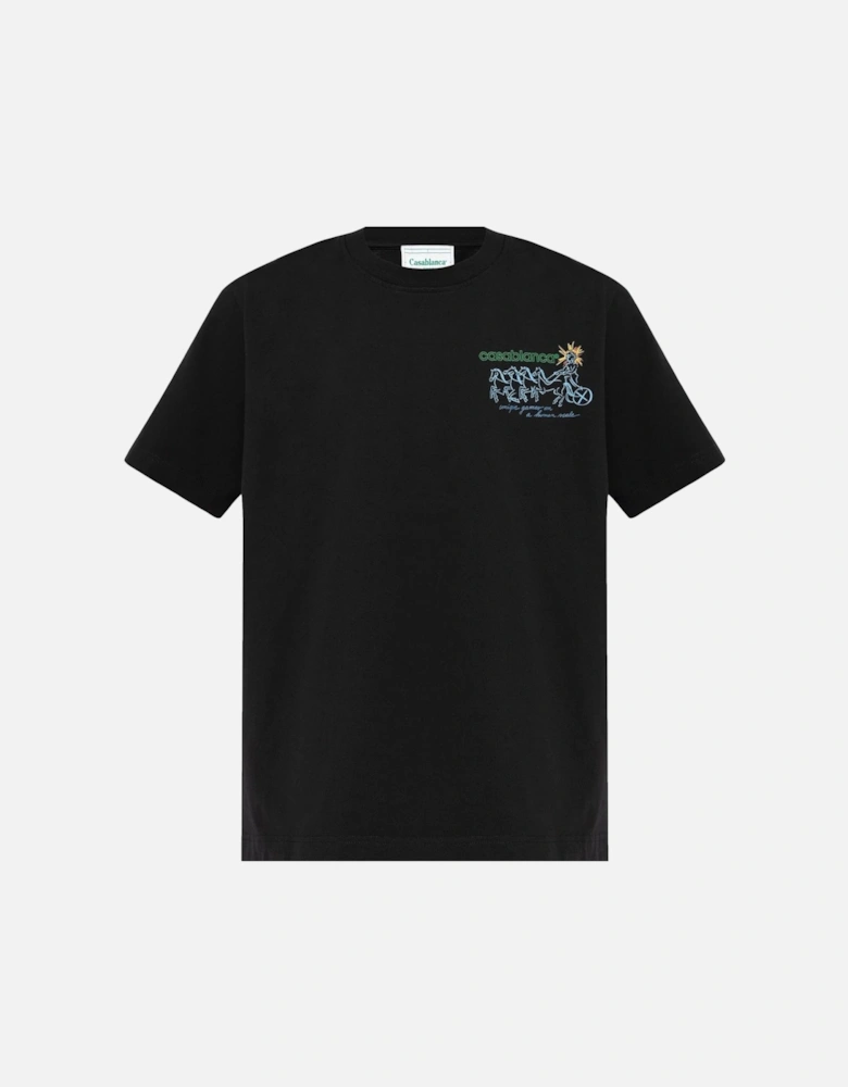 Pentathlon T Shirt Black