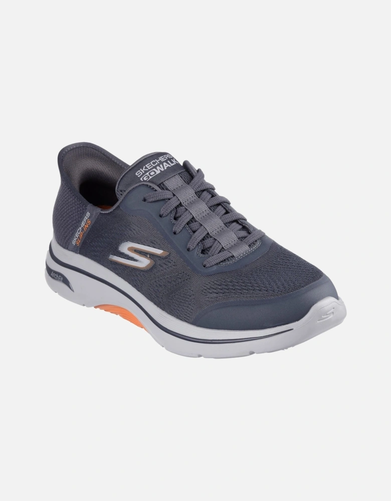 Arch Fit 2.0 Simplicity 2 Textile Men's Charcoal/Orange Trainers