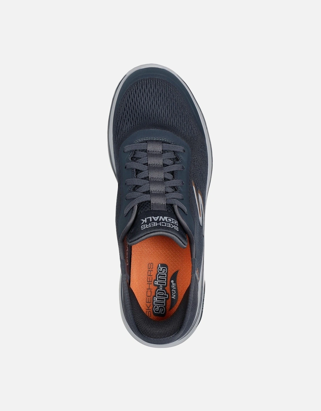 Arch Fit 2.0 Simplicity 2 Textile Men's Charcoal/Orange Trainers