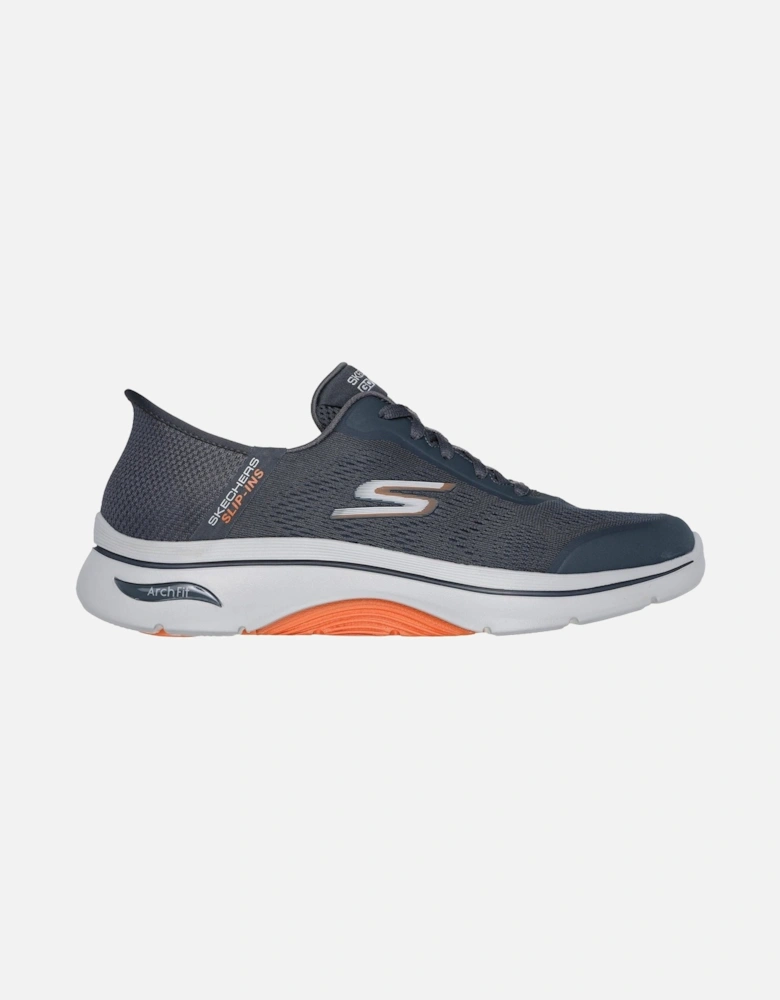 Arch Fit 2.0 Simplicity 2 Textile Men's Charcoal/Orange Trainers