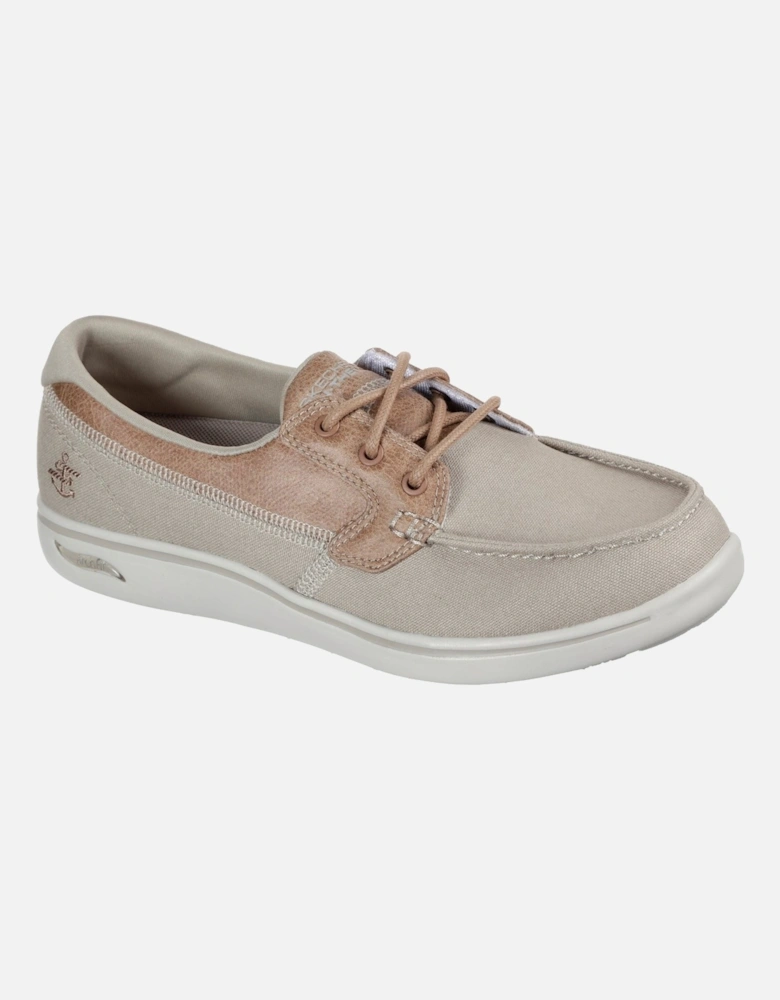 Arch Fit Uplift Cruise'N By Polyester Women's Natural Boat Shoes