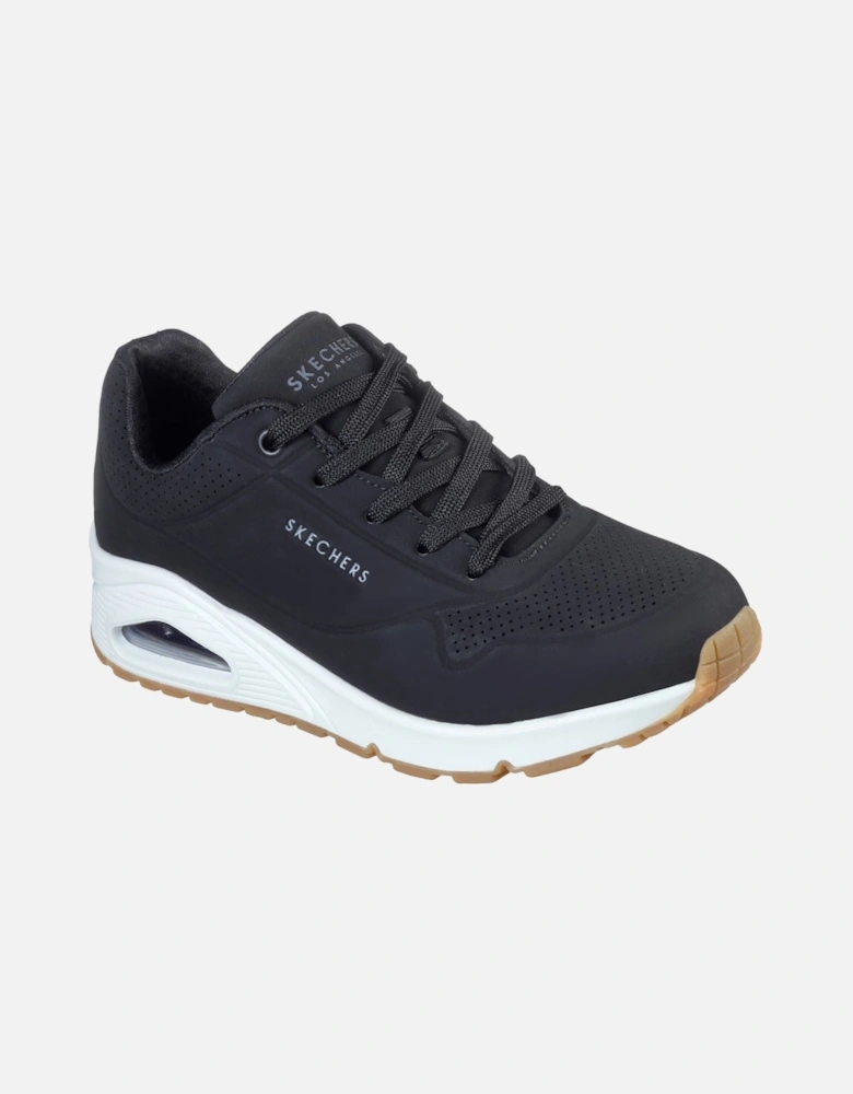 model Uno Stand On Air Sports Shoes Female in Black