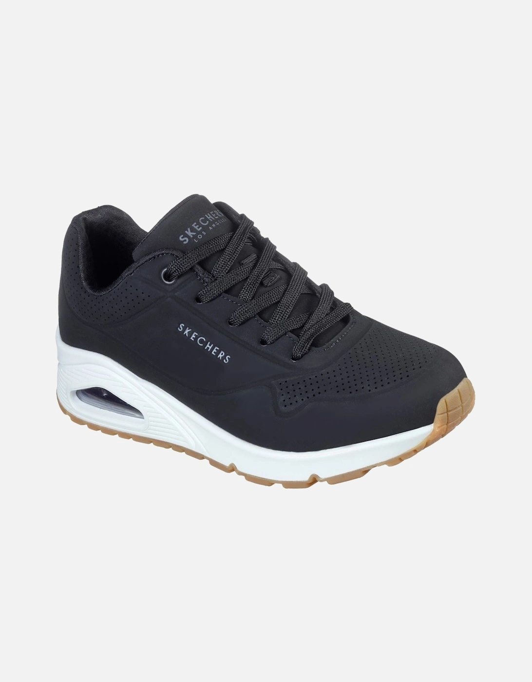 model Uno Stand On Air Sports Shoes Female in Black