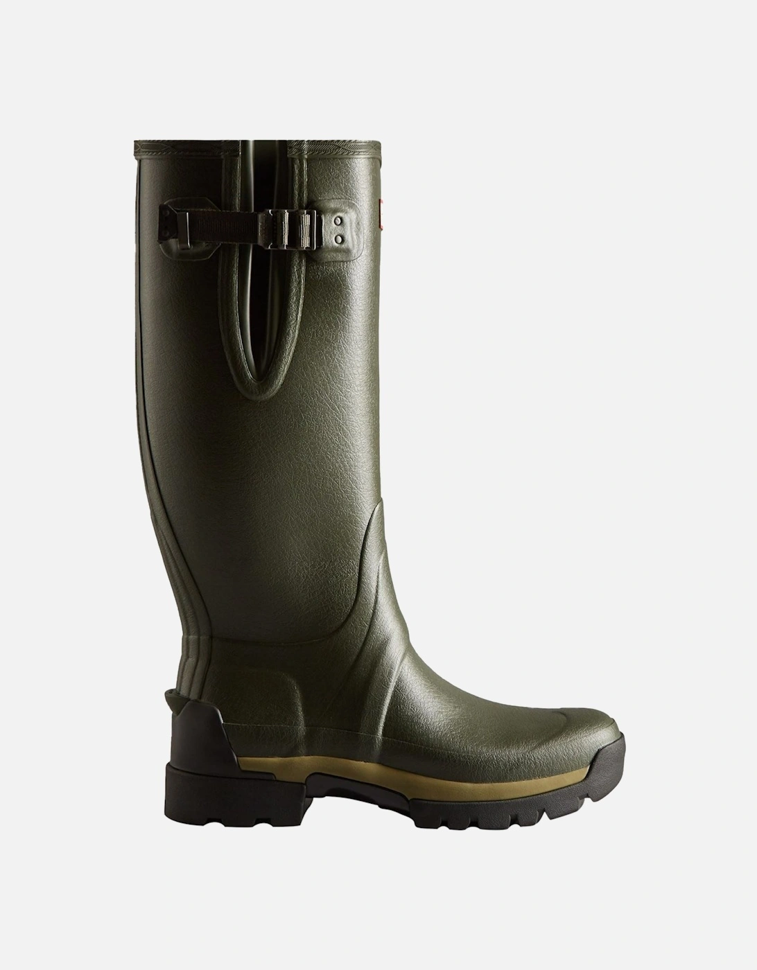 Balmoral Adjustable Rubber Dark Olive Wellington Boots