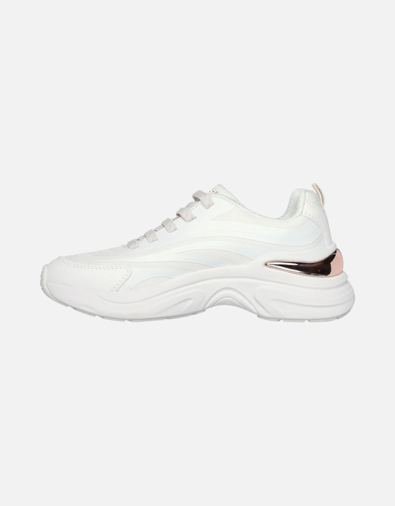 Hazel Step N Flow Synthetic Women's White Trainers