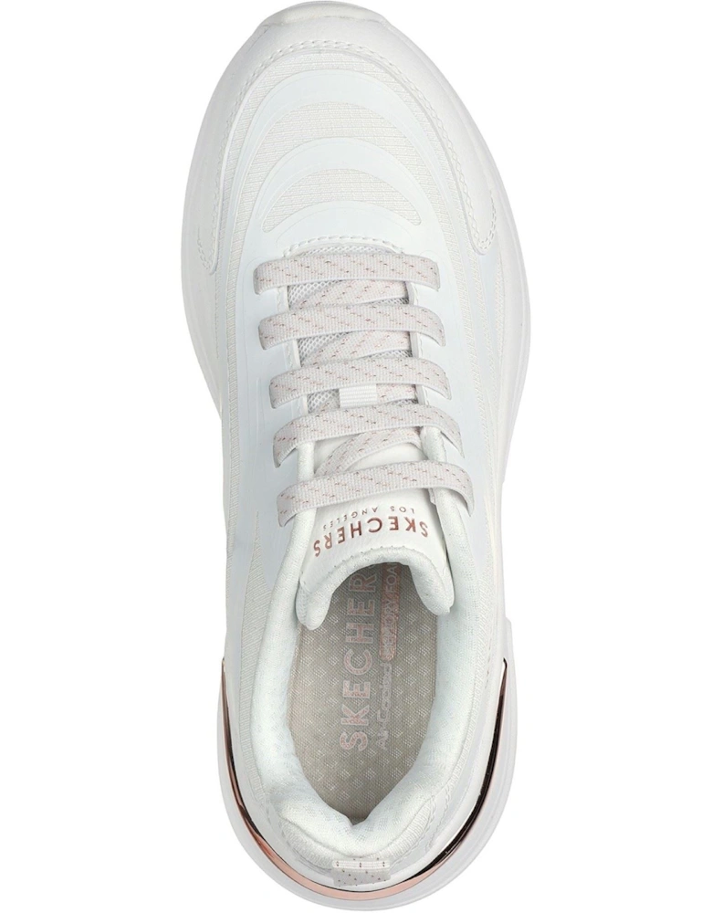 model Hazel Step N Flow Trainer Female in White