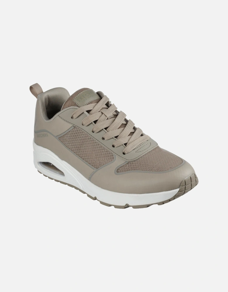 Uno Sol Synthetic Men's Taupe Trainers