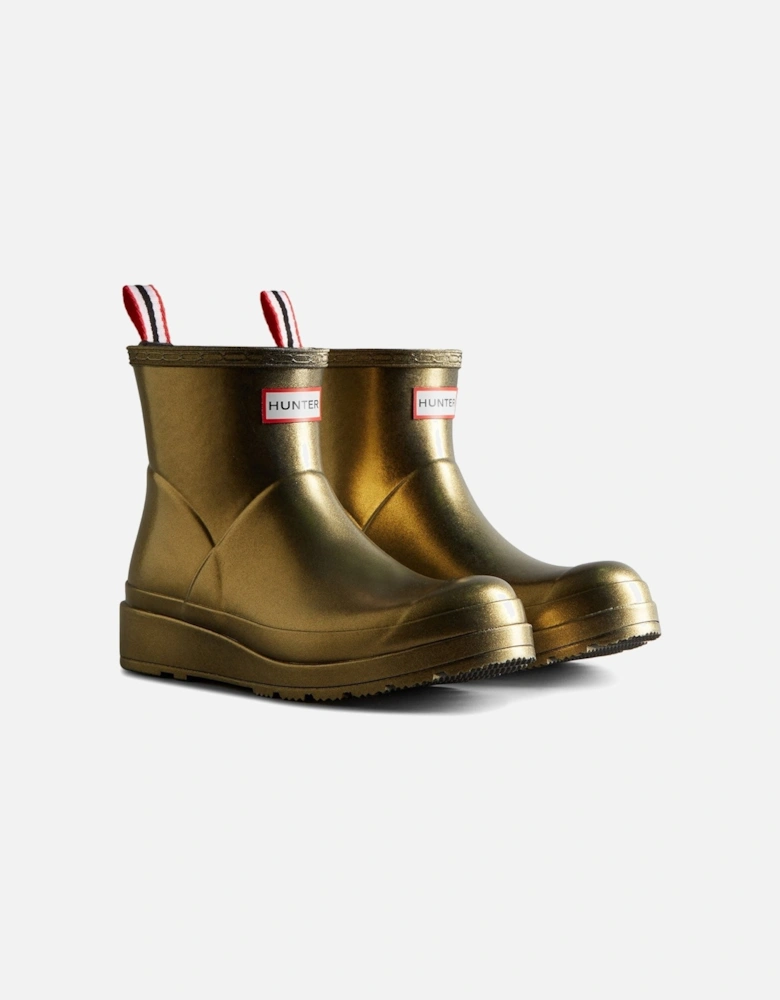 Nebula Play Rubber Women's Gold Wellington Boots