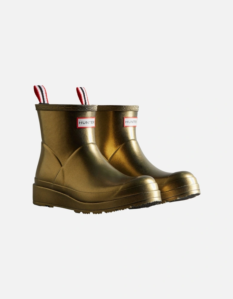 Nebula Play Rubber Women's Gold Wellington Boots