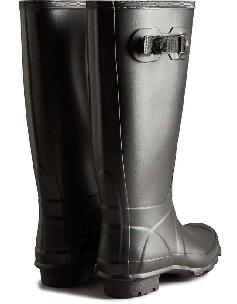 Huntress Wide Rubber Women's Black Wellington Boots