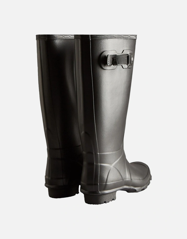 Huntress Wide Rubber Women's Black Wellington Boots