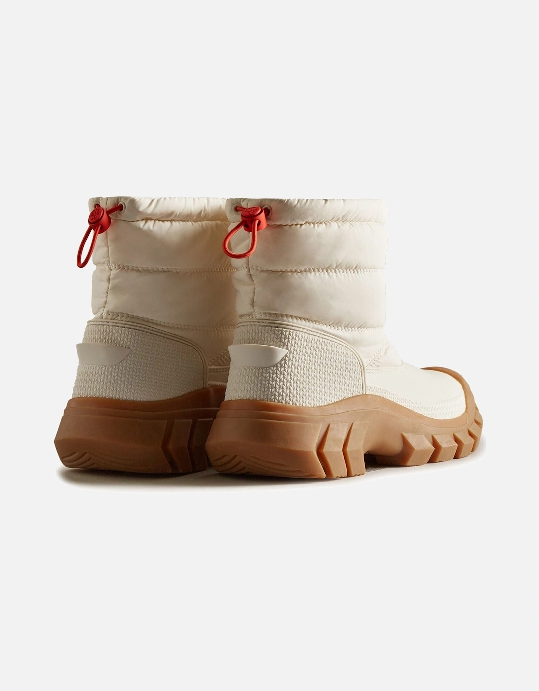 model Intrepid Short Snow Boot Female in White Willow/Gum