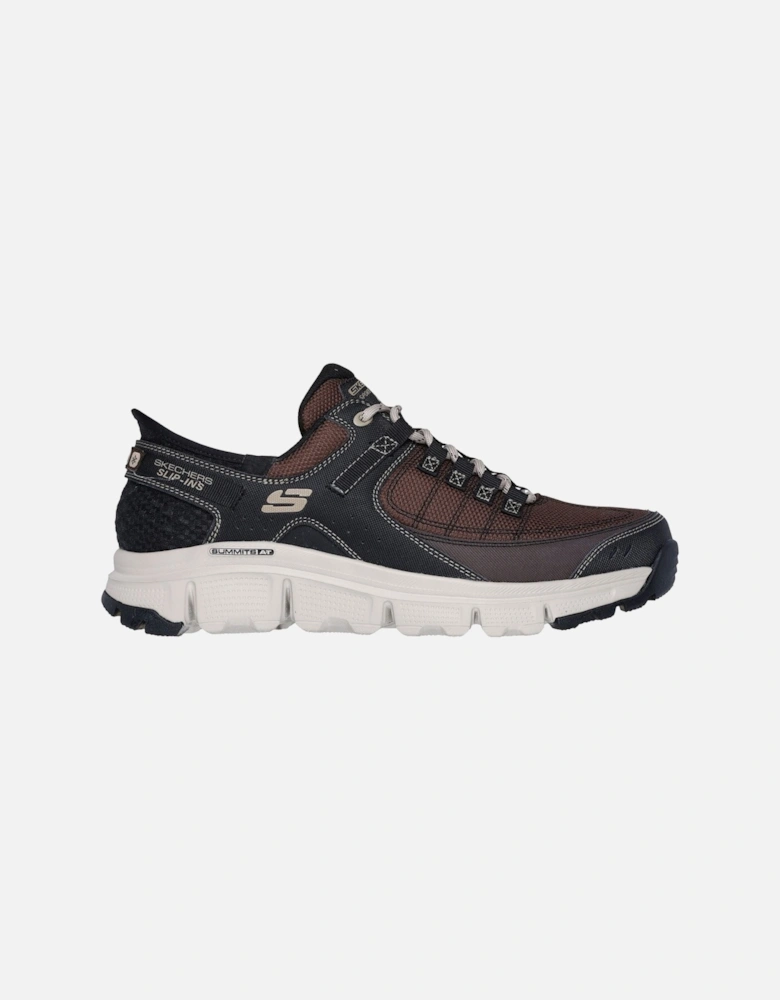 model Summits AT Hiking Shoes Male in Brown/Taupe