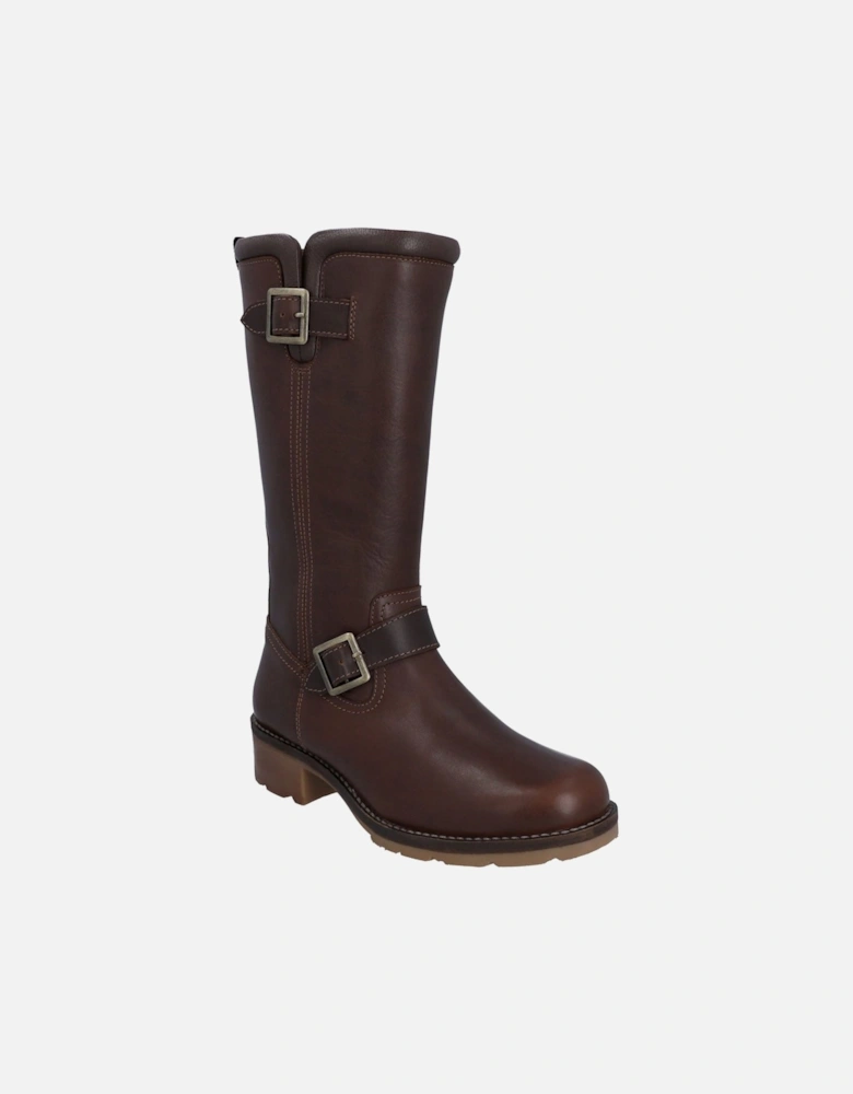 Iona Leather Women's Brown Boots