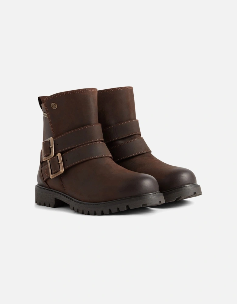 model Ness Ankle Boot Female in Brown