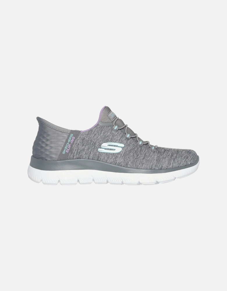 Summits Dazzling Haze Textile Women's Grey/Multi Trainers