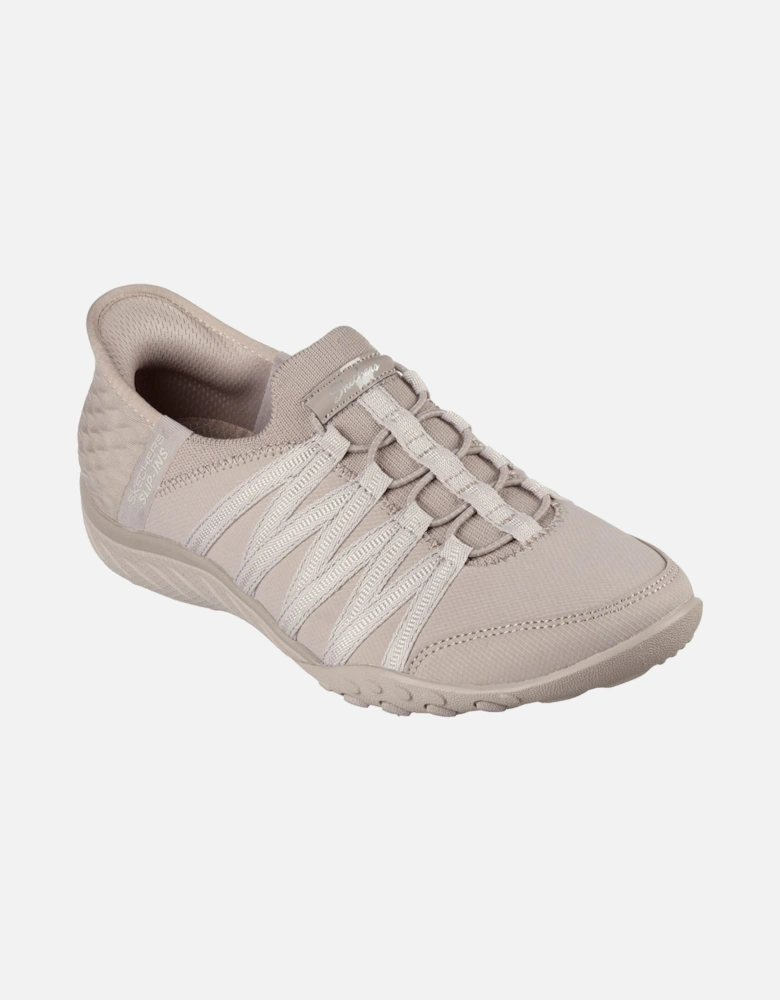 model Breathe-Easy - Roll-With-Me Shoe Female in Taupe