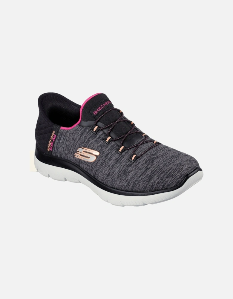 Summits Dazzling Haze Textile Women's Black/Multi Trainers