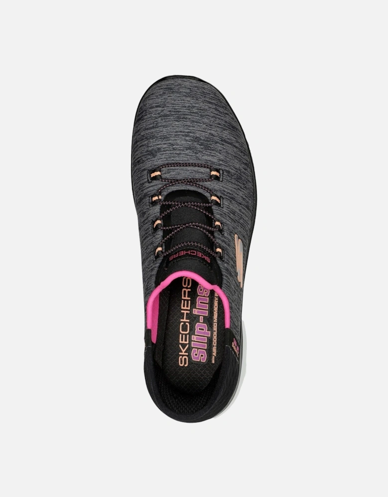 Summits Dazzling Haze Textile Women's Black/Multi Trainers