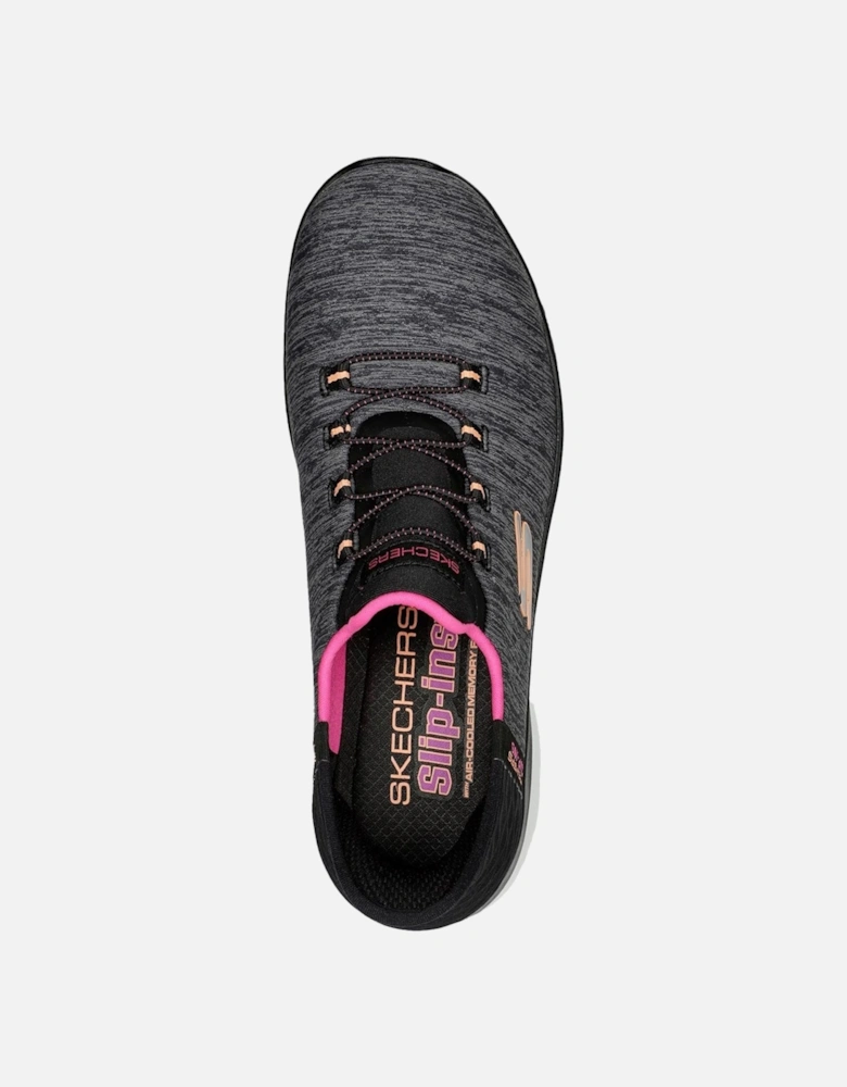 Summits Dazzling Haze Textile Women's Black/Multi Trainers