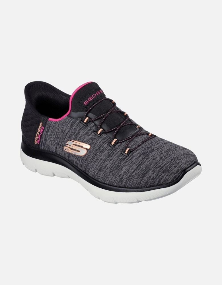 Summits Dazzling Haze Textile Women's Black/Multi Trainers