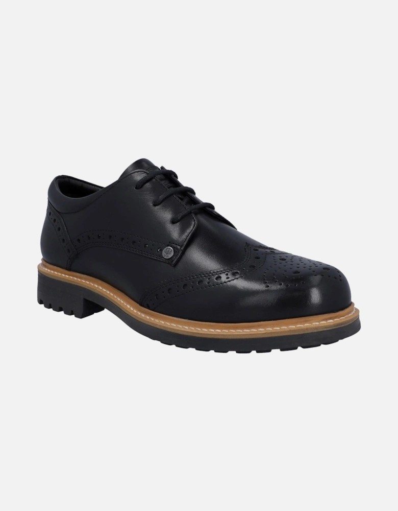 Cawdor Leather Men's Black Brogues Shoes