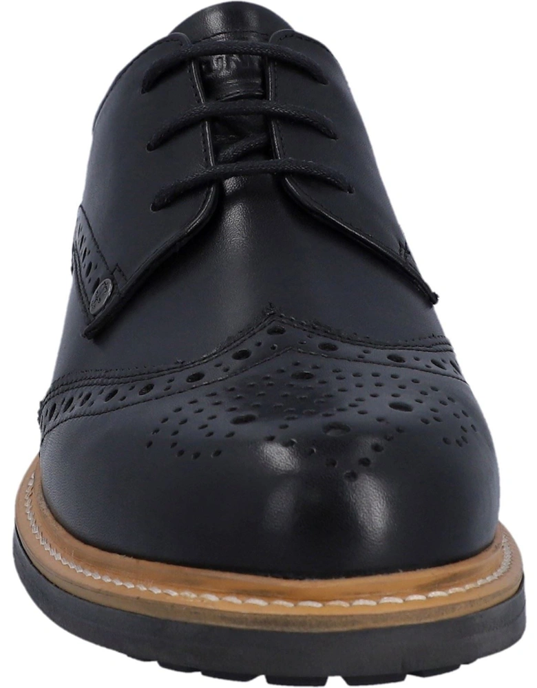 Cawdor Leather Men's Black Brogues Shoes