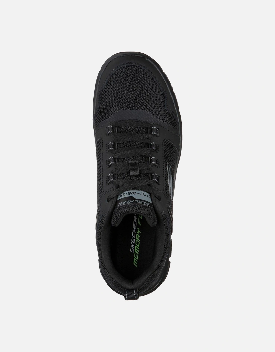 Track Knockhill Leather Men's Black Trainers