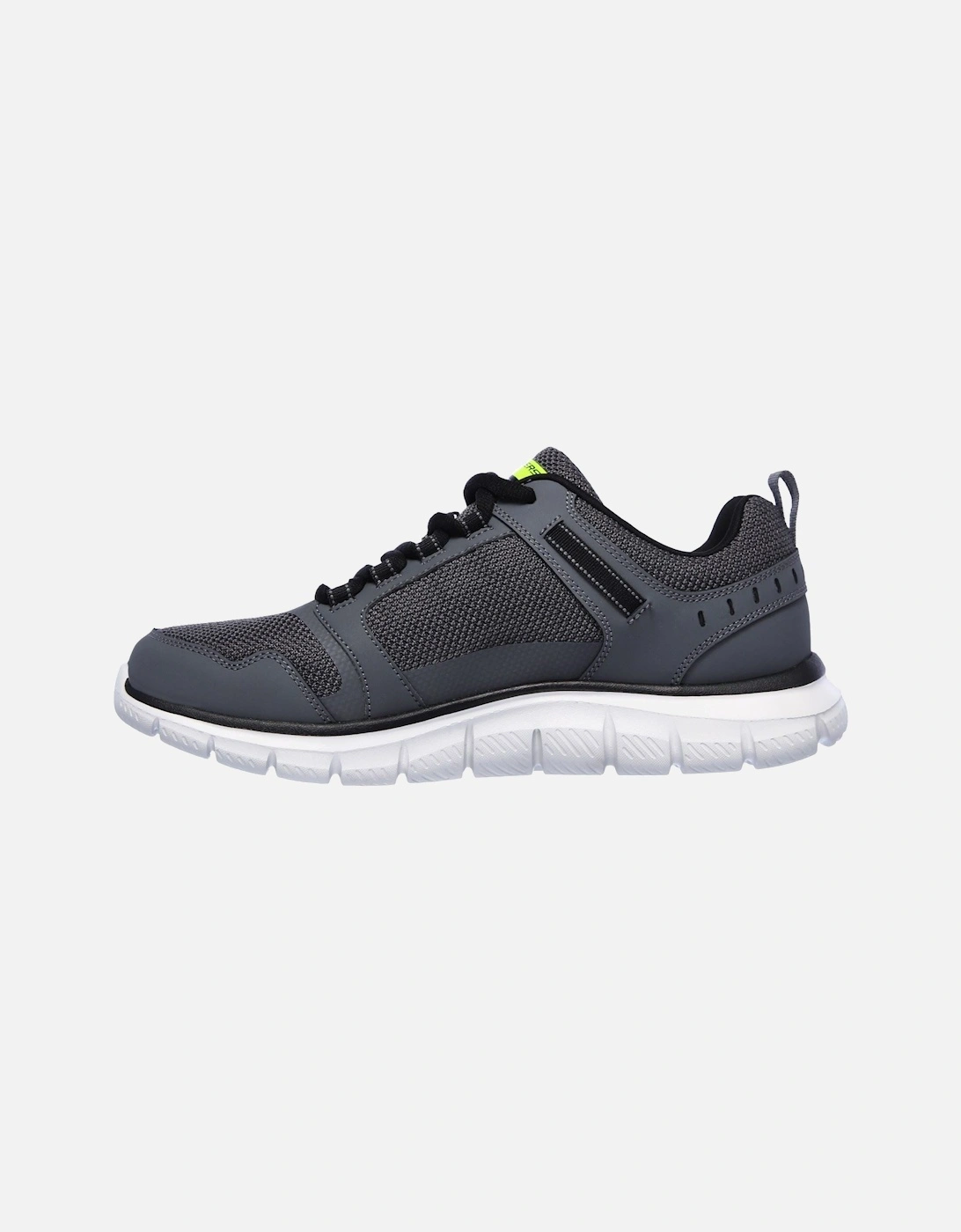 Track Knockhill Leather Men's Charcoal/Black Trainers