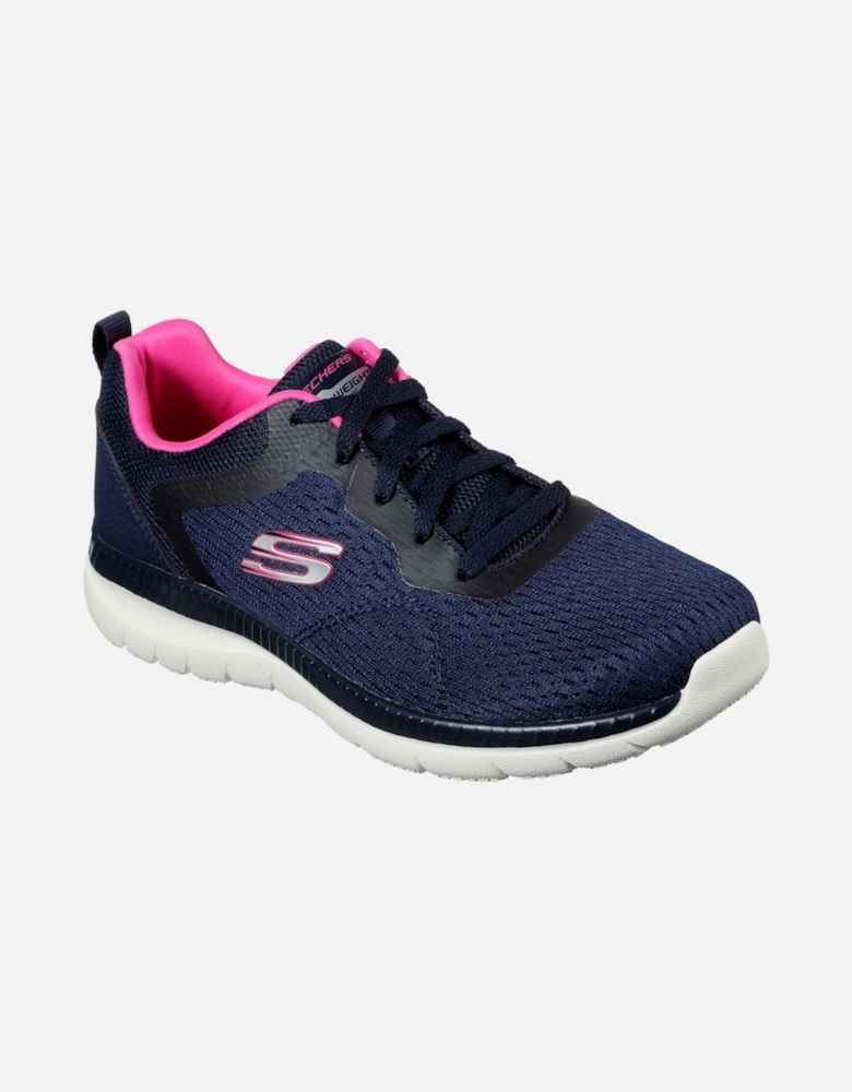 Bountiful Quick Path Textile Women's Navy/Hot Pink Trainers