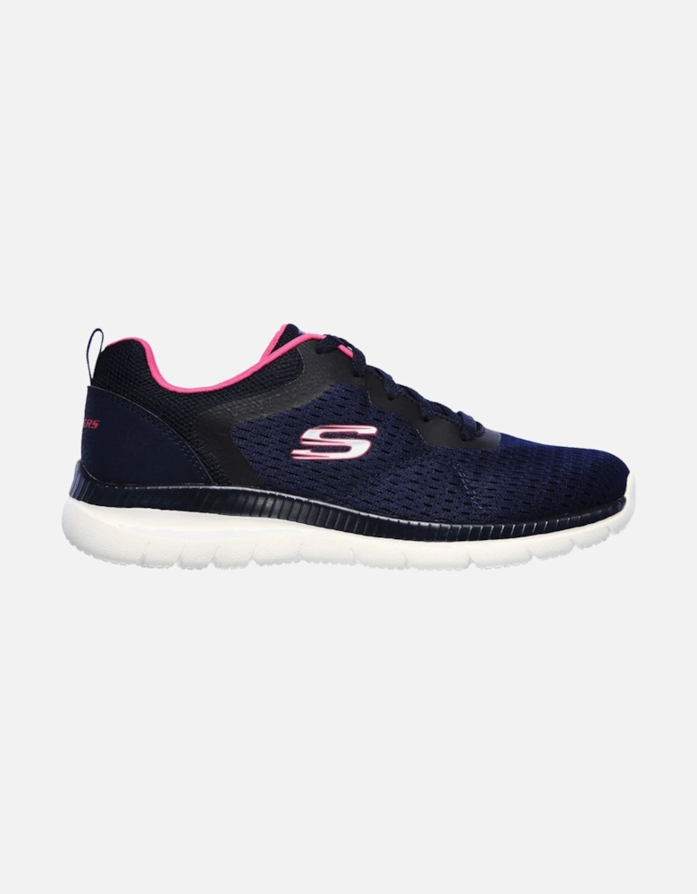 model Bountiful Quick Path Shoes Female in Navy/Hot Pink