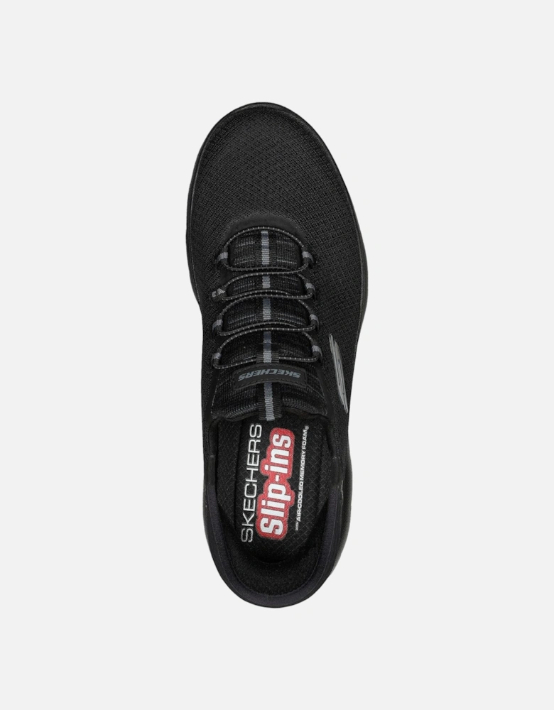 Slip-ins: Summits - High Range Polyester Men's Black Trainers