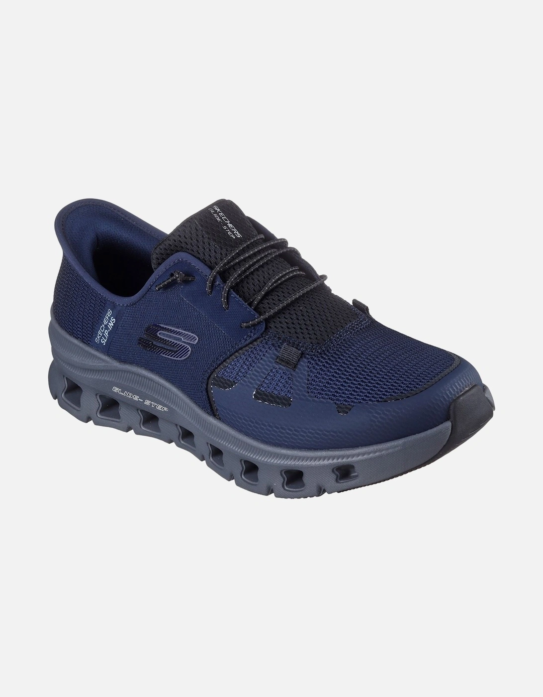 Glide-Step Pro Textile Men's Navy/Charcoal Trainers, 6 of 5