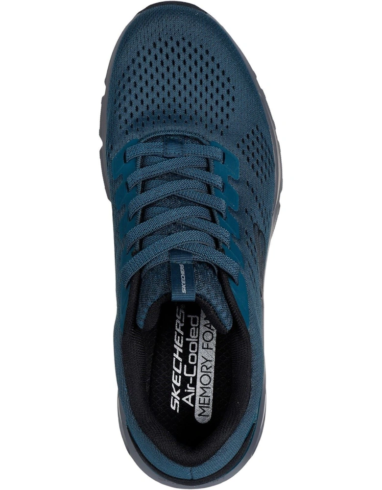 model Skech-Air Ventura Trainer Male in Teal/Black