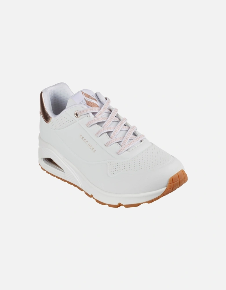 Uno - Shimmer Away Synthetic Women's White Trainers