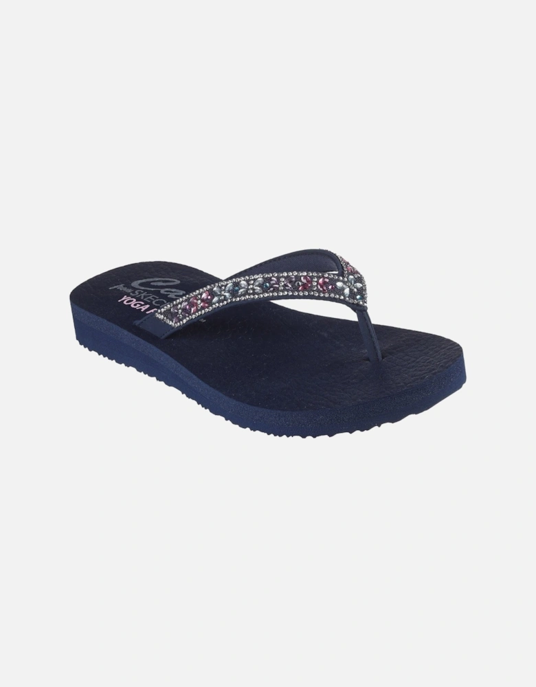 Meditation - Butterfly Garden Polyurethane Women's Navy/Multi Sandals