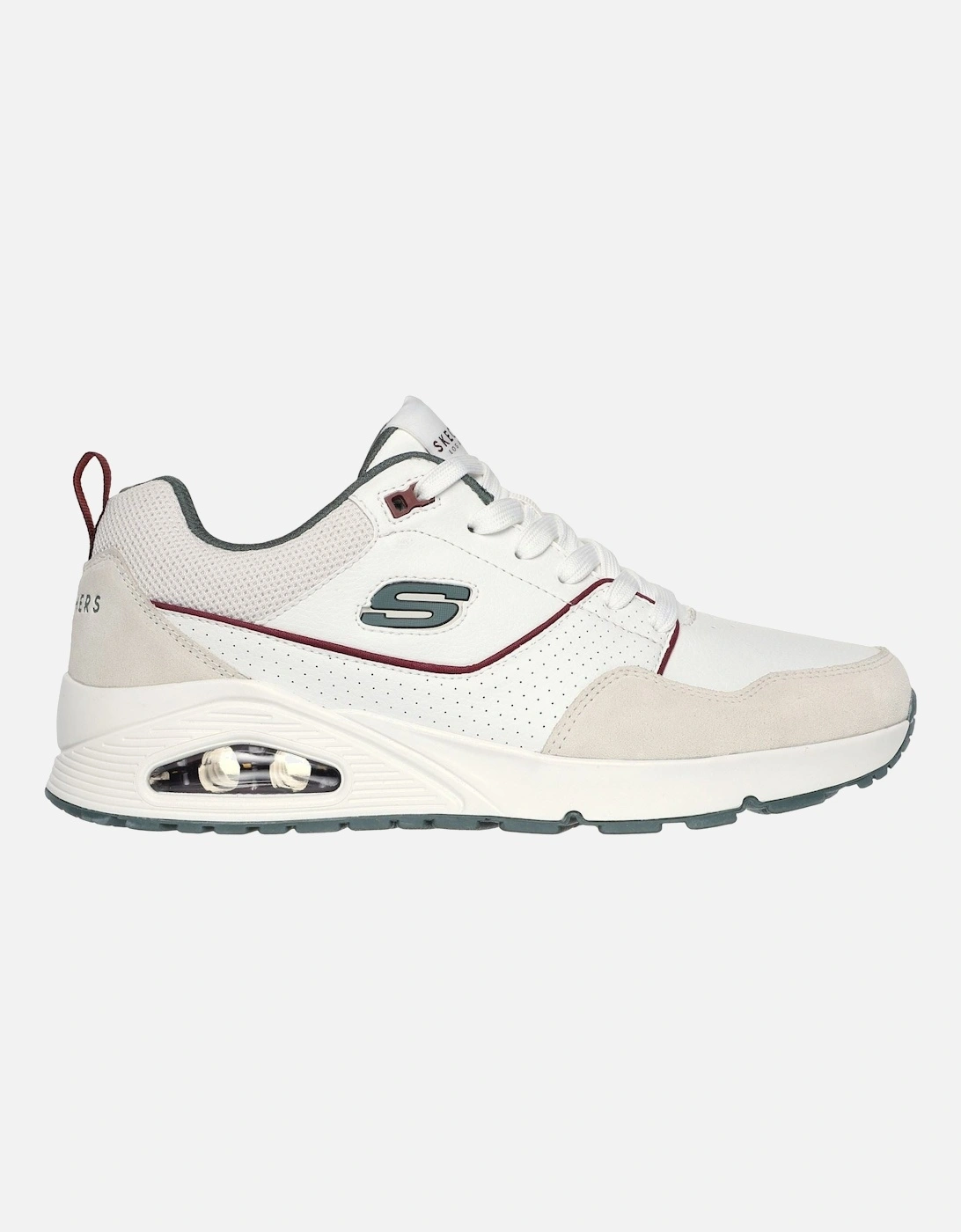 Uno - Retro One Leather Men's White/Grey Trainers