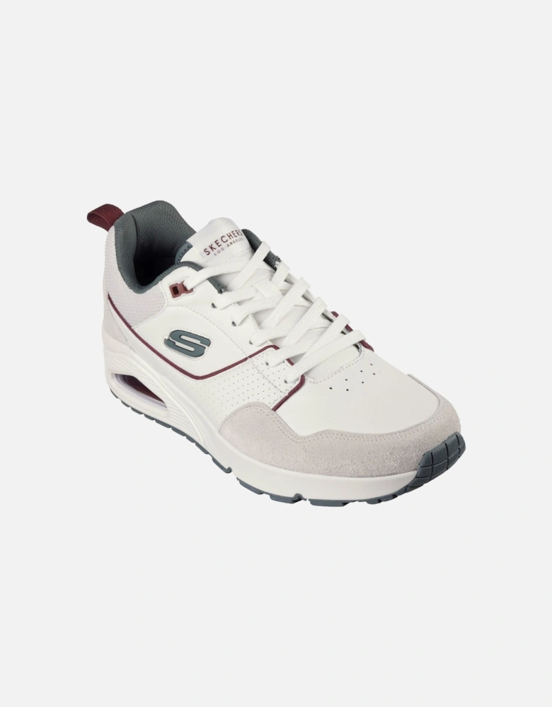 Uno - Retro One Leather Men's White/Grey Trainers