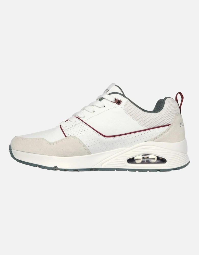 Uno - Retro One Leather Men's White/Grey Trainers