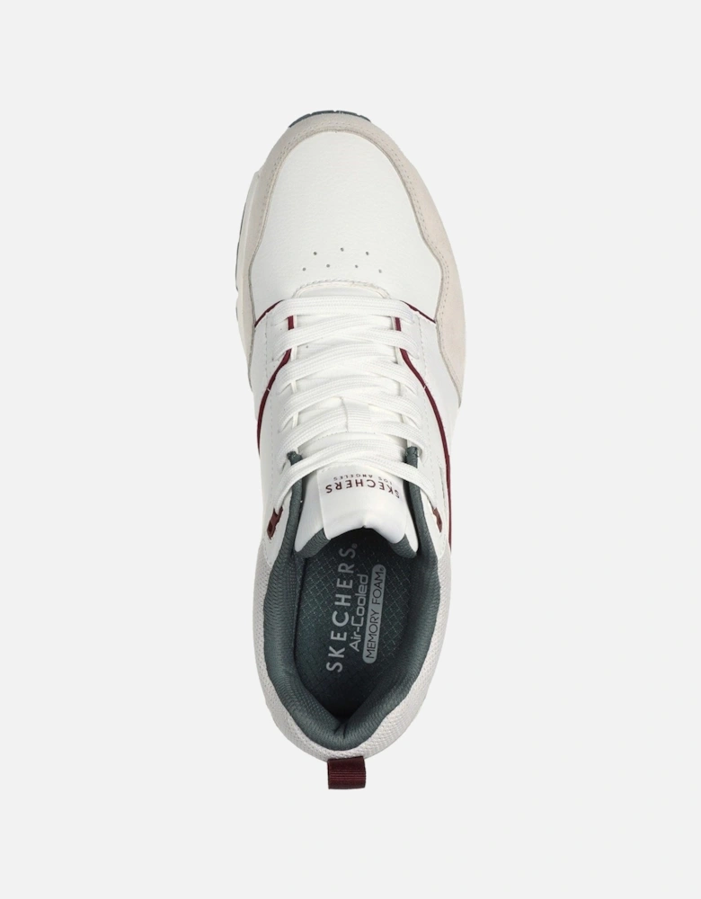 Uno - Retro One Leather Men's White/Grey Trainers